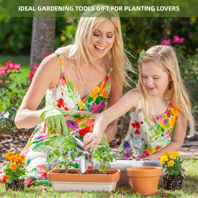 SmartTail plant tags and seed dispenser aiding labeling and organization