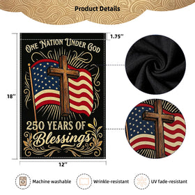 SMBLCE 12x18 yard flag ready for easy stand installation