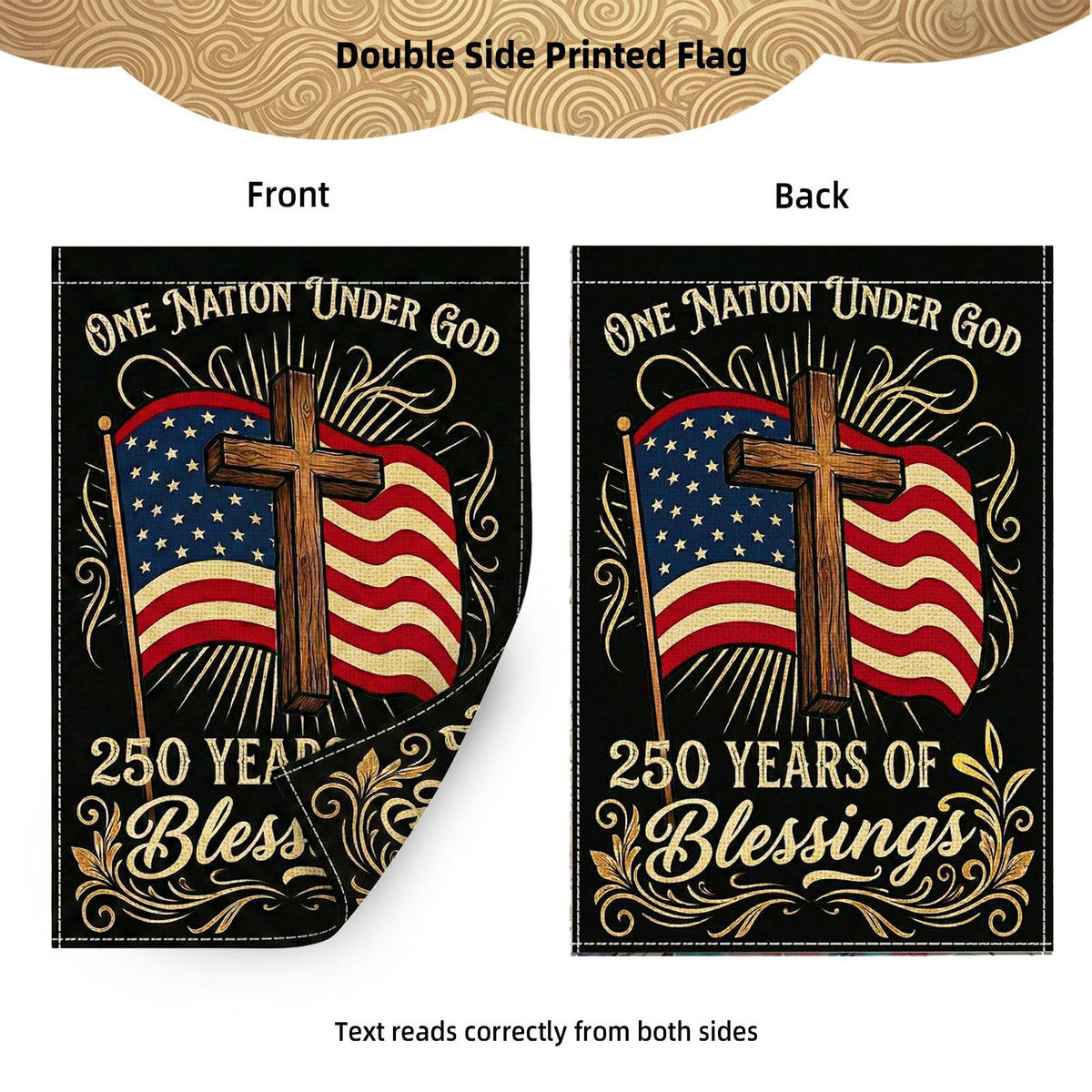 SMBLCE weatherproof polyester flag resists fading in all weather