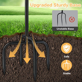 SMFANLIN 4-pronged base boosts stability in rain and wind.