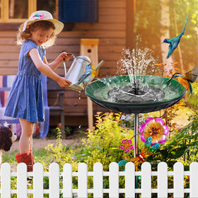 SMFANLIN removable bird bowl demonstrates easy cleaning and refilling.