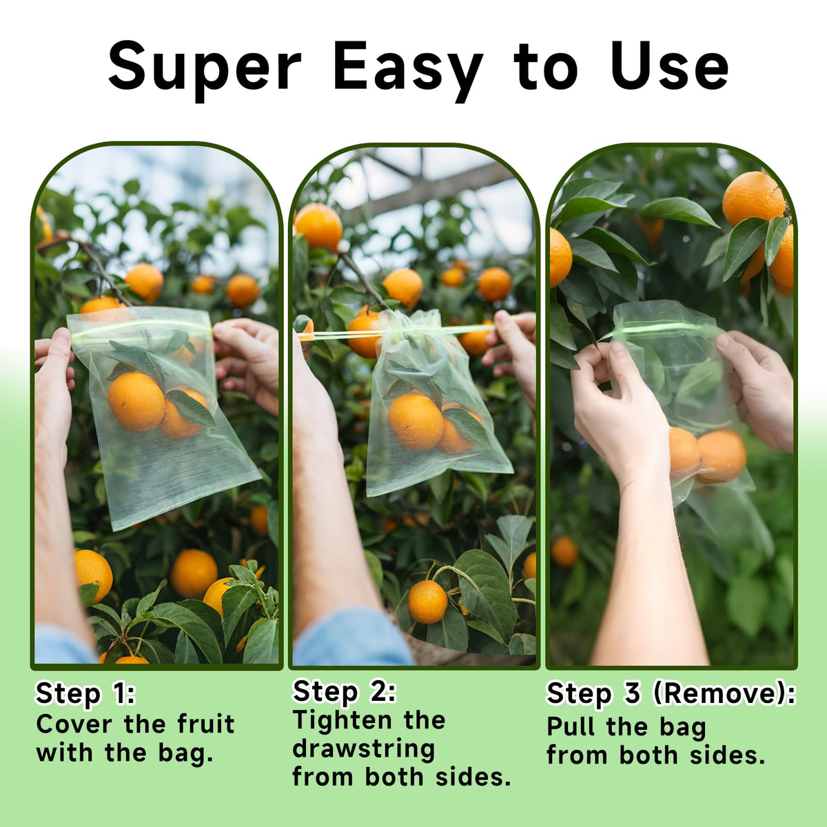 SmileLucky durable nylon bags with reinforced stitching for long-term garden use.