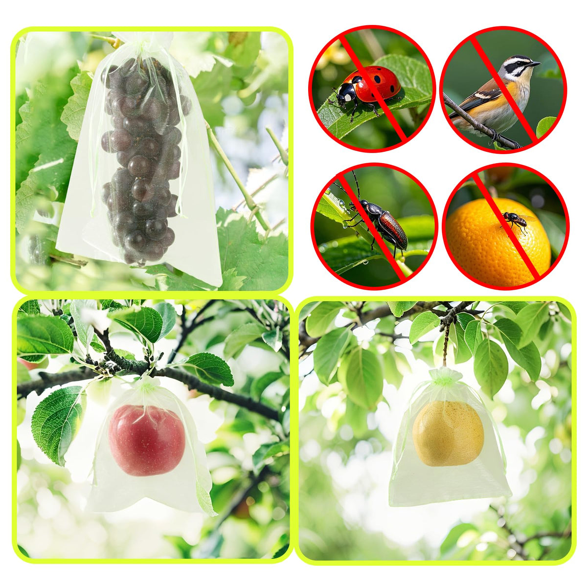 SmileLucky reusable bags suitable for eco-friendly garden and home storage.