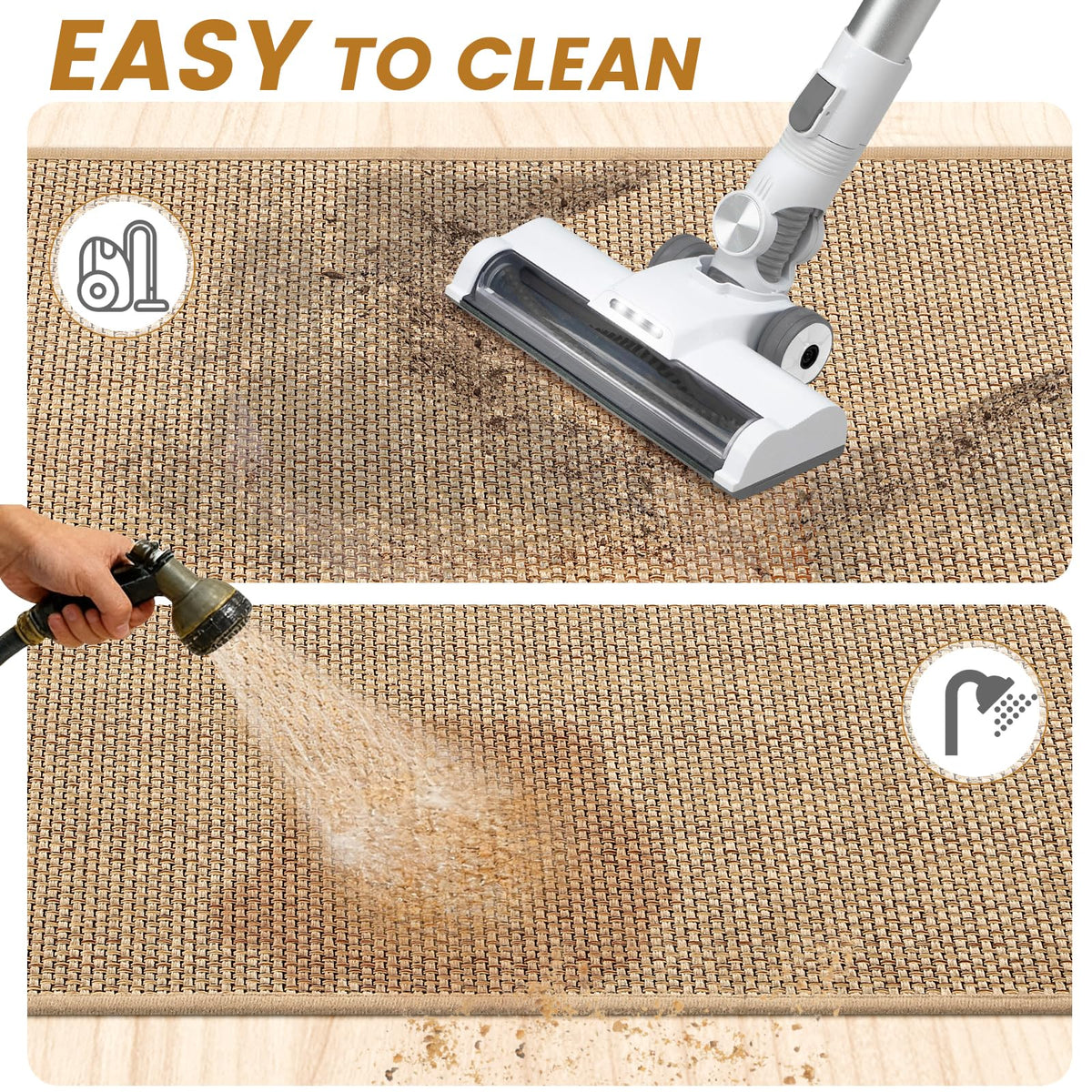 SMILOOL durable mat designed for heavy foot traffic and seasonal use