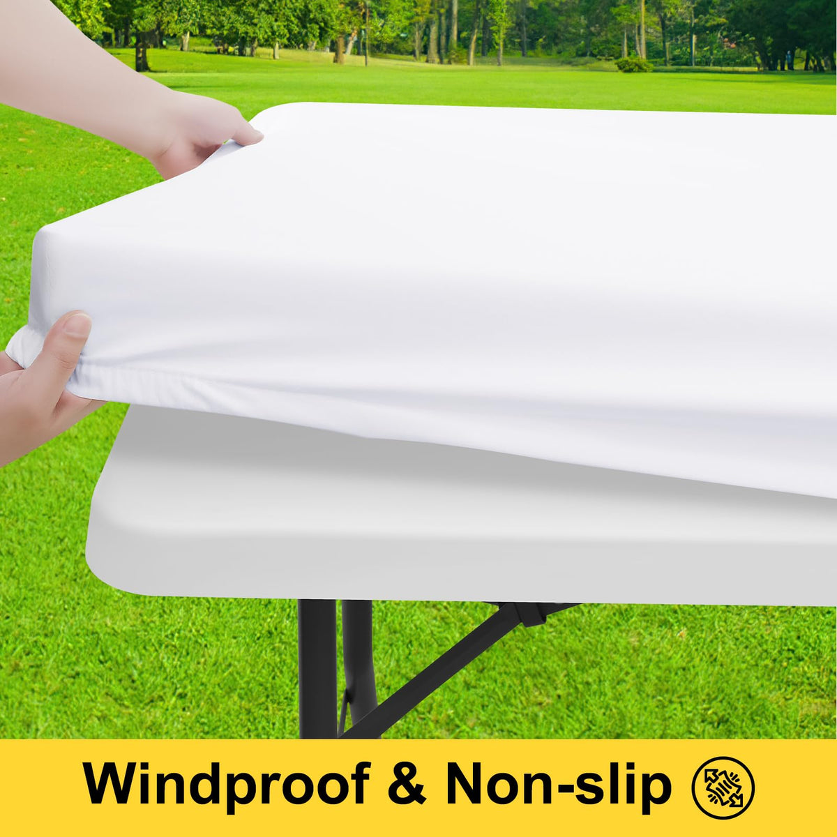 Smiry bench covers enhance outdoor seating with a clean, cohesive look for 72-inch benches.