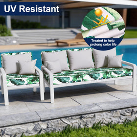 Smiry stretch-fit cushion cover demonstrates breathable fabric and snug, non-slip placement