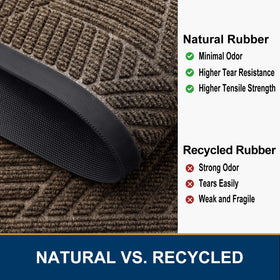 Smiry dirt-absorbent fabric layer traps moisture and debris.