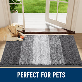 Smiry dog door mat sized 36x24 inches for ample coverage.