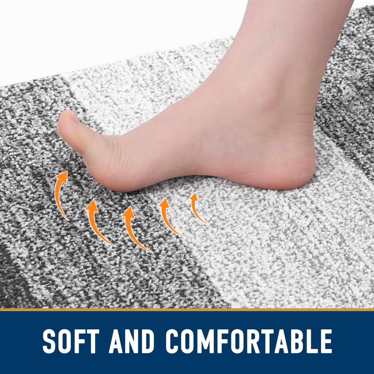 Smiry dog door mat stripe design enhances entryways and kitchens.