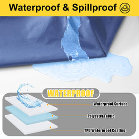 Smiry drawstring storage bag keeps the set organized for camping trips.