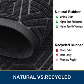 Smiry mat is easy to clean with broom, vacuum, or hose.