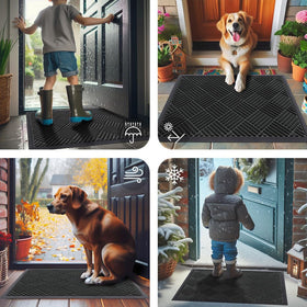 Smiry fade-resistant natural rubber layer maintains appearance over seasons.