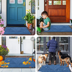 Smiry natural rubber construction withstands seasonal weather without fading.