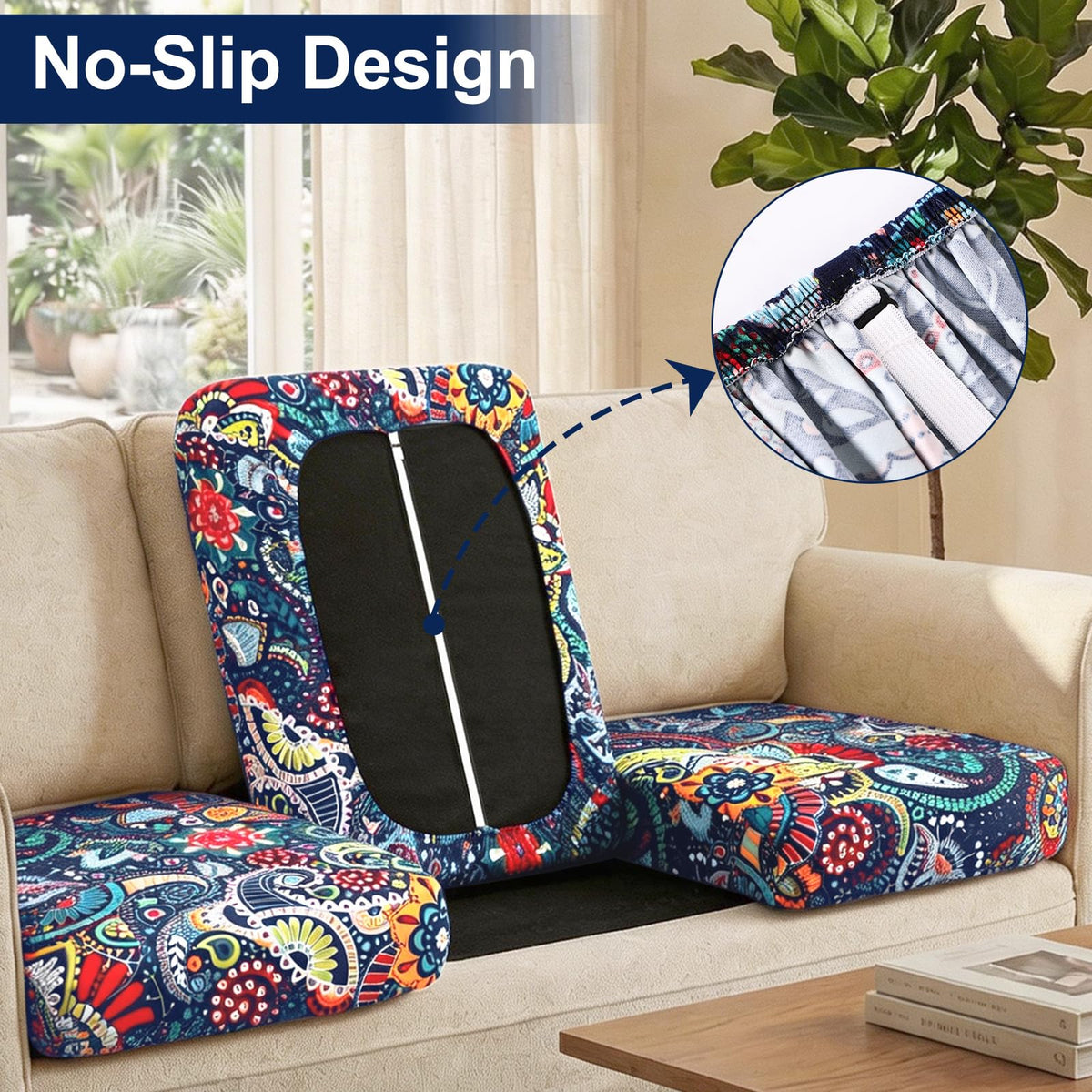 Indoor-outdoor use Smiry cushion cover refreshes patio and living room sets