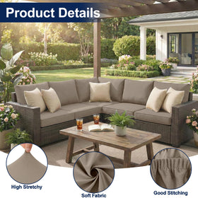 Smiry cushion cover is machine washable for quick cleanup.