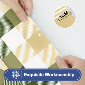 Smiry tablecloth is machine washable for easy care after outdoor events