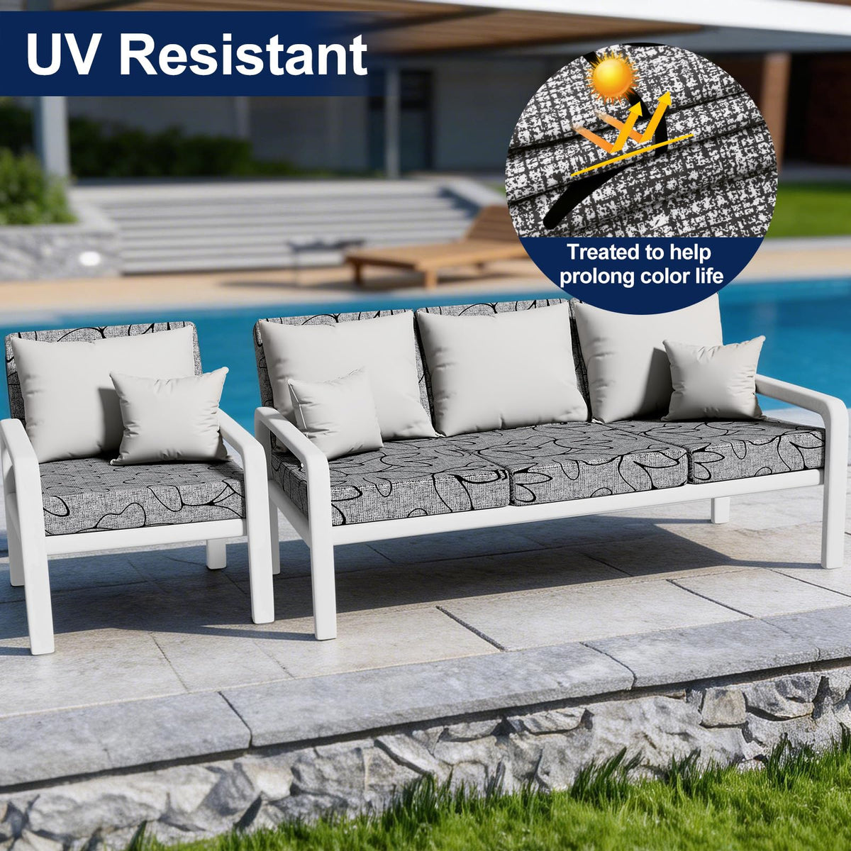Smiry outdoor furniture protection in action guarding against dirt and pet hair