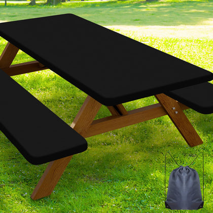 Smiry picnic table cover 96x30 inches protecting outdoor table from spills