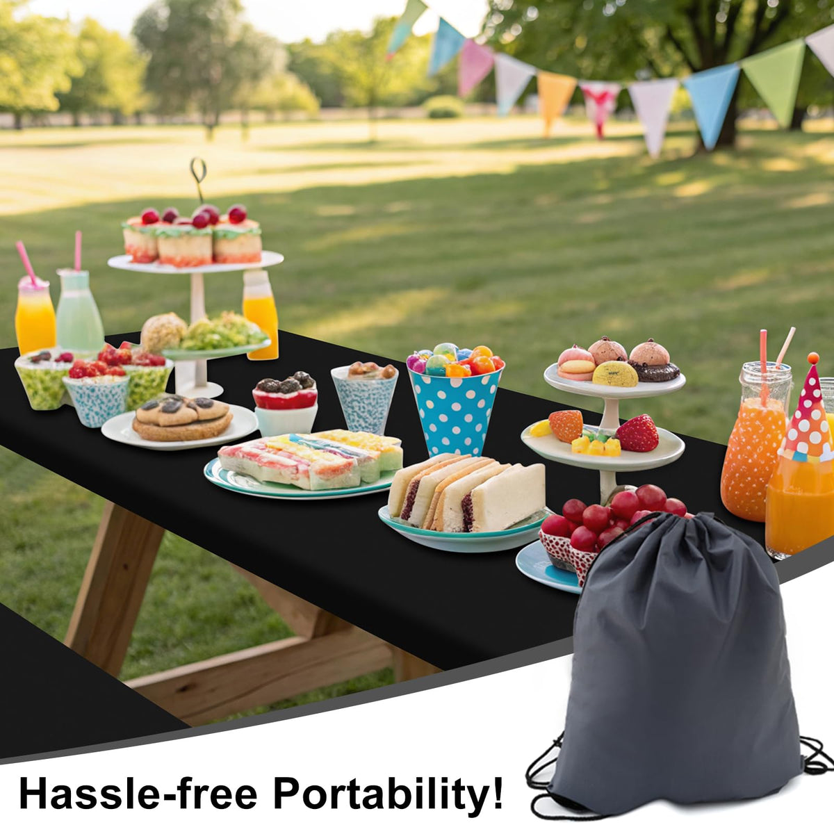 Smiry high-density polyester stands up to regular outdoor use