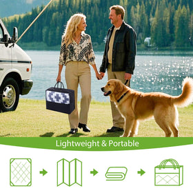 Smiry UV-coated outdoor mat resists fading under sun exposure