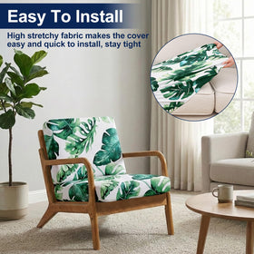 Smiry UV-protection cushion cover helps slow color fade from sun exposure