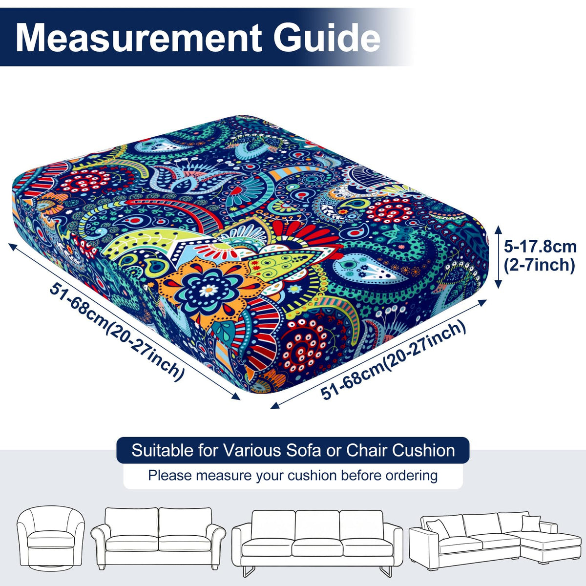 UV-resistant Smiry cushion cover slows color fade under sun exposure