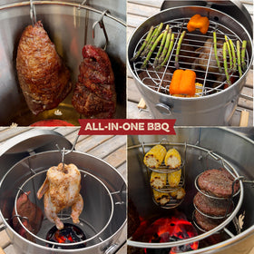 Smoked Grillers barrel smoker warranty and support included.