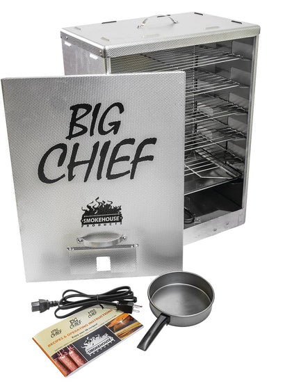 Smokehouse Big Chief exterior view for easy loading and access.