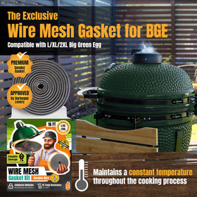 Smoker Chef durable gasket for Big Green Egg promises long-lasting performance