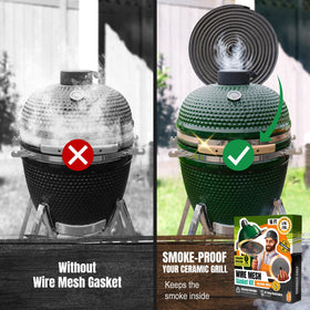 Smoker Chef lid seal XL demonstrates compatible fit across L XL XXL grills