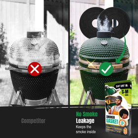 Smoker Chef self-adhesive gasket application makes upgrades simple.