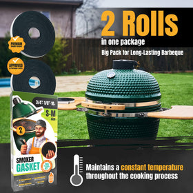 Smoker Chef universal S-M compatibility for Big Green Egg grills.