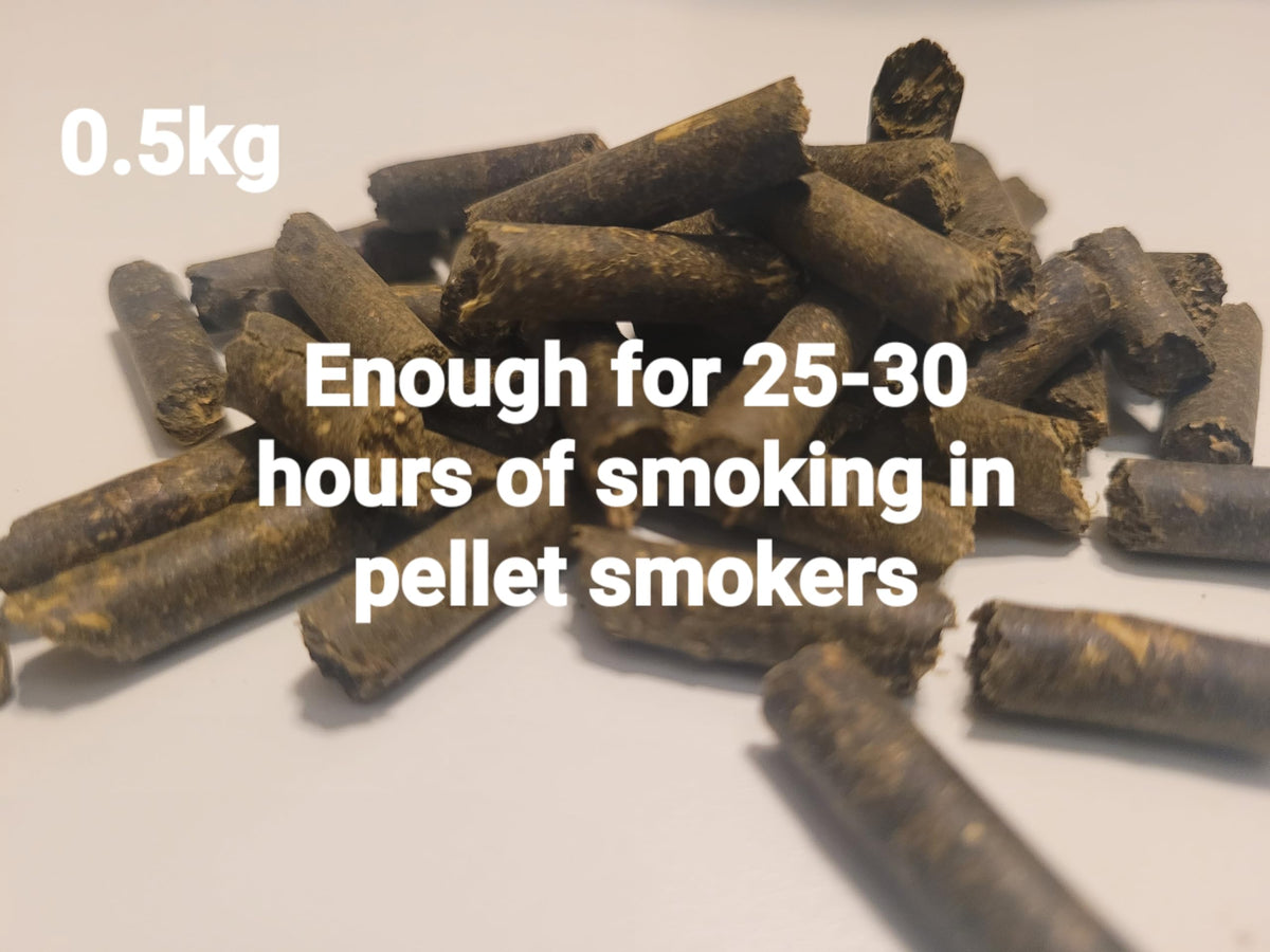 Storage container for SMOKRITE rosemary pellets showing dry, sealed design