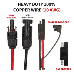 Smontbili polarity reverse SAE connector prevents misconnection during solar setup.