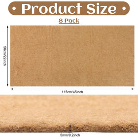 SmoothNovelty jute nesting liners fit Big Red Barn and other brooders for easy maintenance.