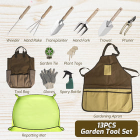Smoothwind heavy-duty garden bag keeps accessories and gloves neatly within reach