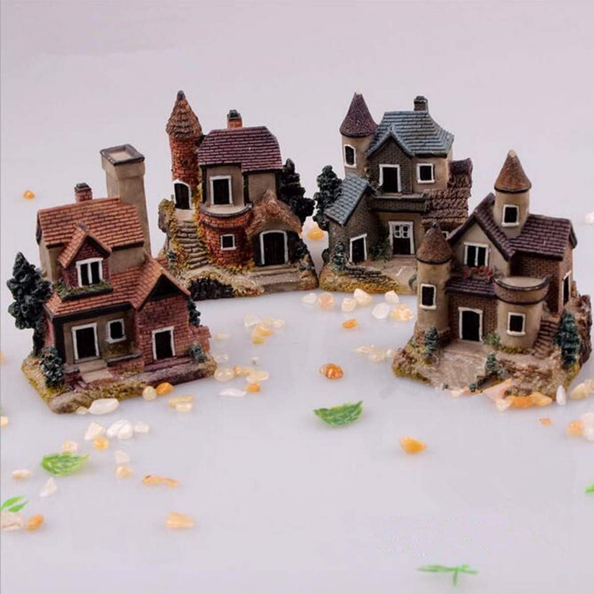 Smowfes miniature homes add whimsy to indoor decor and terrariums.