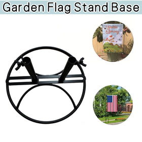 SMQLJXC 2026 adjustable width flag stand base seasonal-ready design; supports holiday flags.