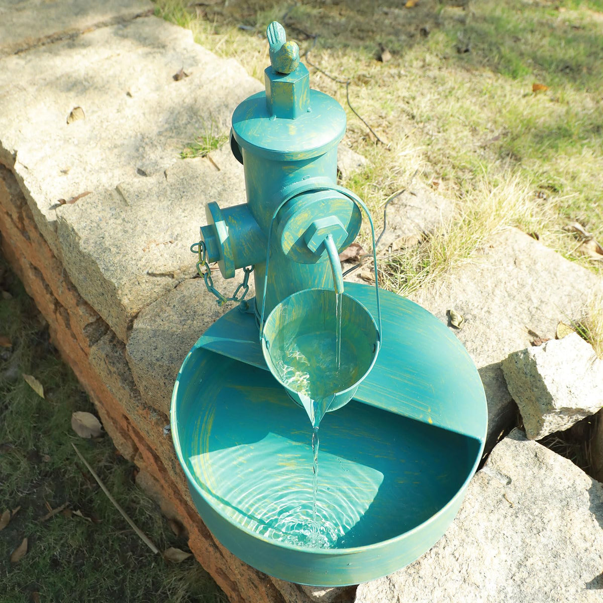 SMQLJXC calming water flow creates peaceful outdoor ambience