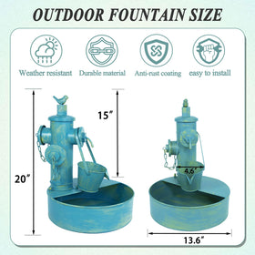SMQLJXC outdoor metal bird bath showing iron craftsmanship for durable yard decor