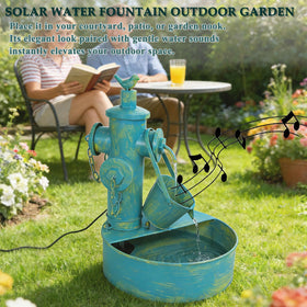 SMQLJXC vintage fire hydrant design adds charm as garden focal point