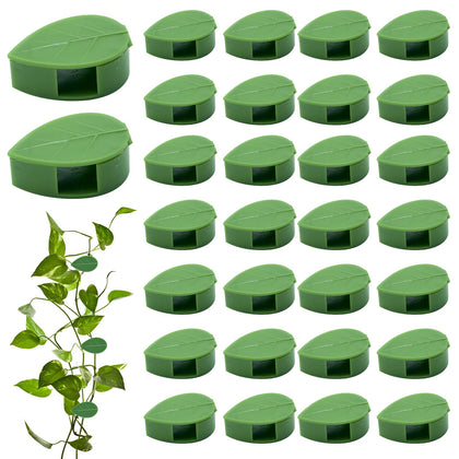 smrtcol leaf-shape clip on wall supporting climbing vines discreetly