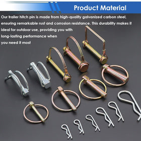 Smseace galvanized carbon steel pins resist rust for outdoor farm use.