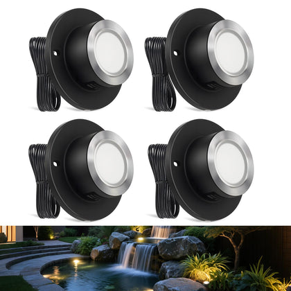 SMY Lighting 3W pond light submerged underwater with warm glow