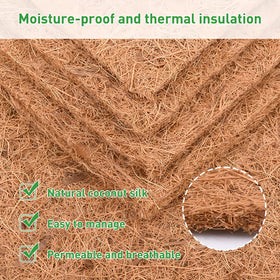 SMYAXUNW versatile liner used as ground cover or hanging basket liner.