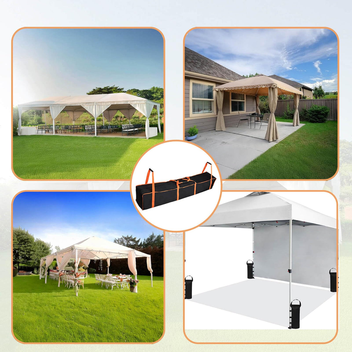 Smyhlf-us water-resistant coating protects contents during outdoor use.