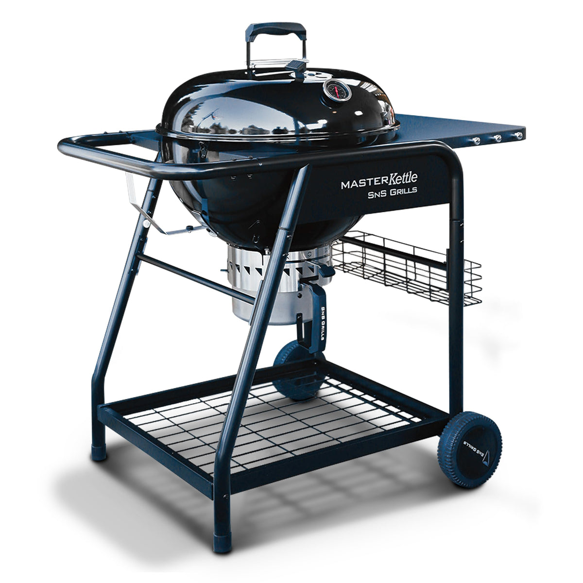 Slow 'N Sear Deluxe insert creates two-zone cooking for SnS Grills