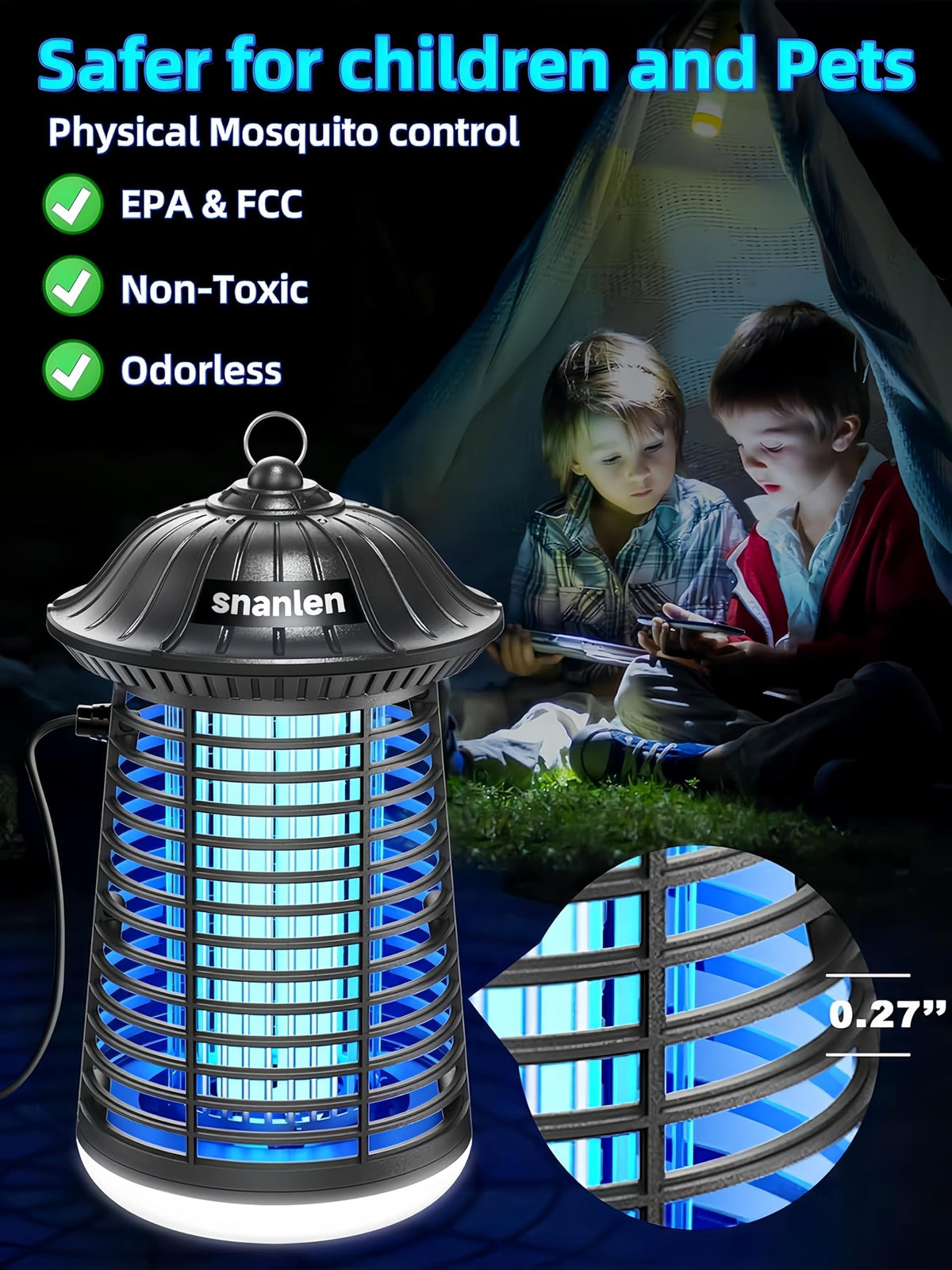 Snanlen 4200V covers up to 1500 sq ft for large spaces.