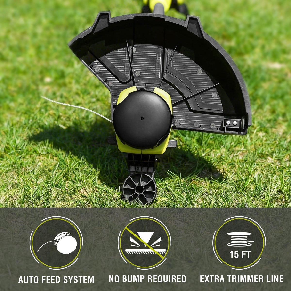 SnapFresh 2-in-1 weed wacker and edger in action for quick lawn maintenance