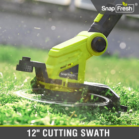 SnapFresh 60-degree pivoting head helps reach tricky edges easily